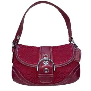Coach Red Soho Shoulder Bag